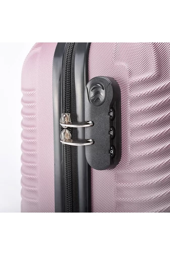 Leonardo Da Vinci Rosegold Cabin bőrönd kemény falakkal Wizzair méret (45*30*20cm)