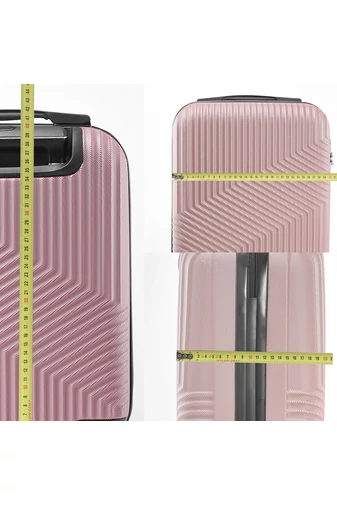 Arany Színű Bőrönd Wizz Air Bonluo Kézipoggyász Méretben (40x30x20cm)