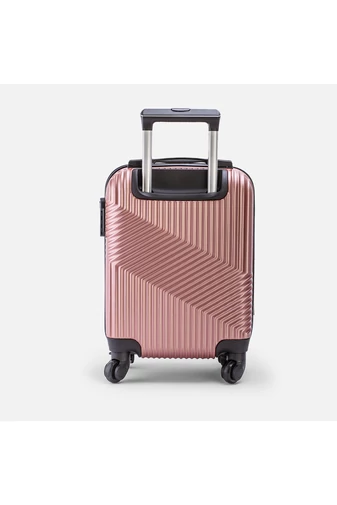 Leonardo Da Vinci Rosegold Cabin bőrönd kemény falakkal Wizzair méret (45*30*20cm)