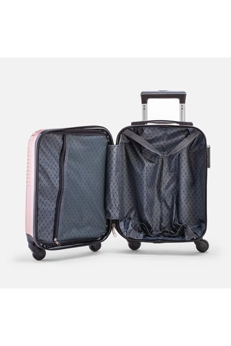 Leonardo Da Vinci Rosegold Cabin bőrönd kemény falakkal Wizzair méret (45*30*20cm)