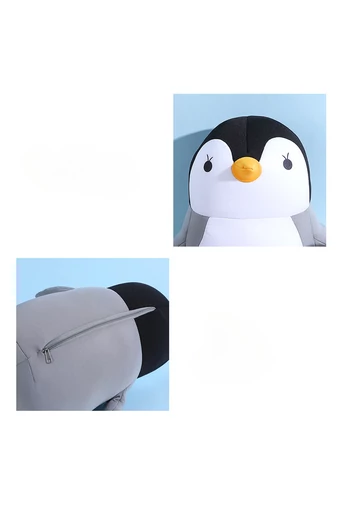 Pingvin Formájú Plüss Nyakpárna Utazáshoz