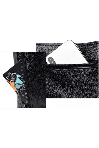 Piros Műbőr Crossbody Táska (20x27x10cm)