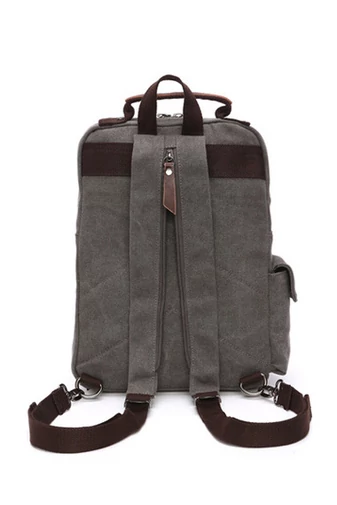 Szürke Tartós Unisex Hátizsák/Crossbody Táska (33x29x11cm)