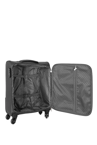 Sötétkék Leonardo Da Vinci Textil Kabinbőrönd Wizz Air Méretben (55x40x20cm)