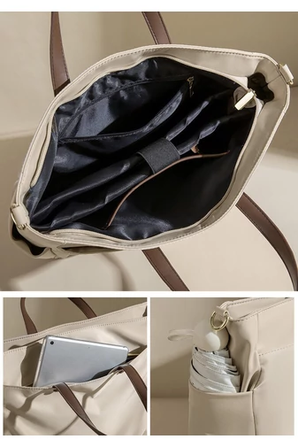  Kézitáska/Crossbody Táska Prémium Minőségű, Vízálló Fekete Bonluo (30x38x12cm)