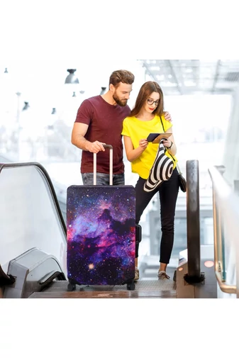 Bőröndvédő Huzat Galaxis Mintás Nagy L Méretű (70x50x30cm)