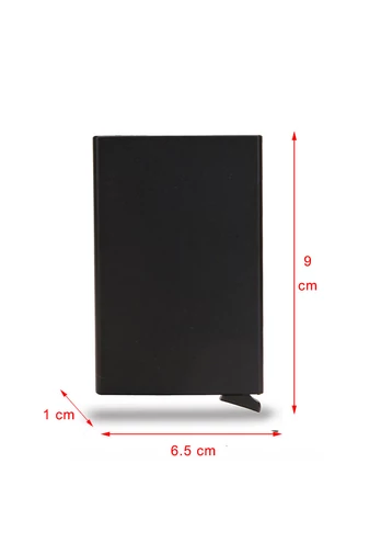 Rózsaszín Kártyatartó rfid védelemmel (9x6,5x1cm)