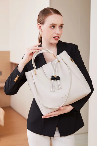Válltáska Szett Crossbody Táskával és Pénztárcával Bonluo Bordó(3 db)
