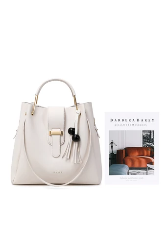 Válltáska Szett Crossbody Táskával és Pénztárcával Bonluo Bordó(3 db)