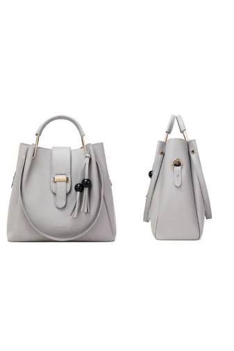  Válltáska Szett Crossbody Táskával és Pénztárcával Bonluo Szürke(3 db)