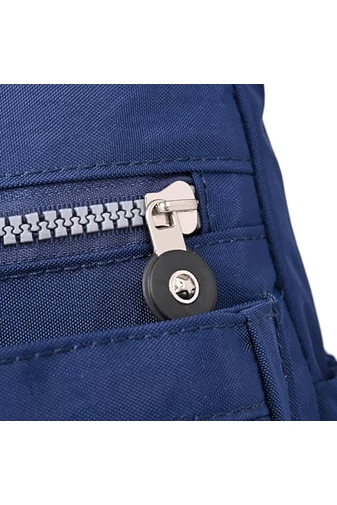 Barna Vízálló Crossbody Táska (22x29x12cm)