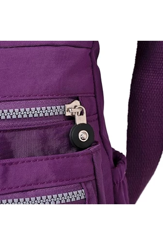 Lila Vízálló Crossbody Táska (22x29x12cm)