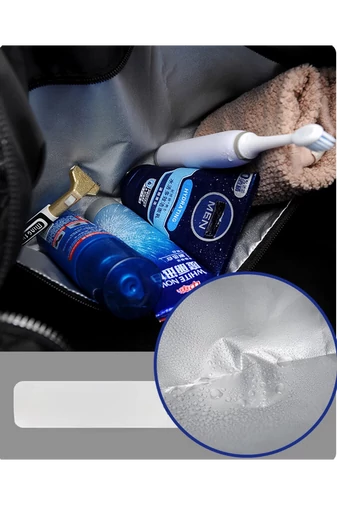 Fekete Prémium Minőségű Ökobőr Utazótáska Wizz Air Ryanair Méretben (25x40x20cm)