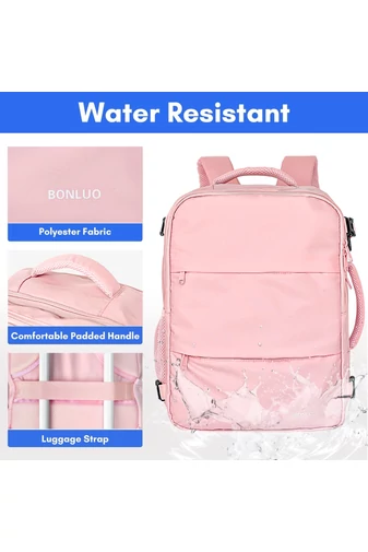 Többfunkciós Hátizsák Wizzair méret 40*30*20cm 15,6" laptop számára Rózsaszín Bonluo