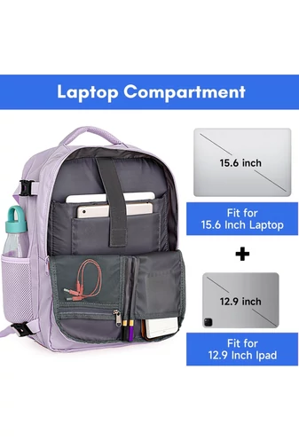 Többfunkciós Hátizsák Wizzair méret 40*30*20cm 15,6" laptop számára Lila Bonluo