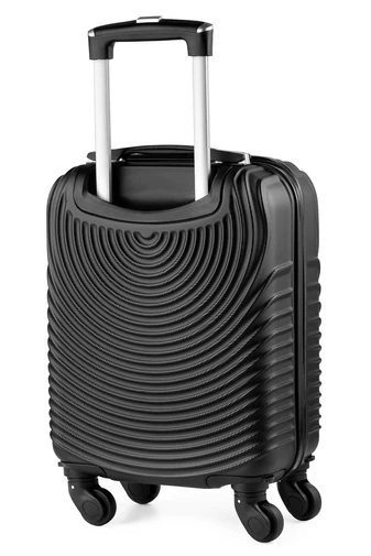 Fekete Bőrönd Wizz Air Kézipoggyász Méretben (40x30x20cm) Bonluo