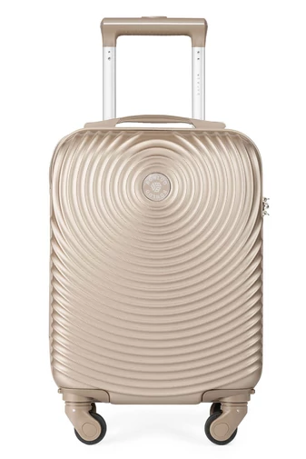 Arany Színű Bőrönd Wizz Air Bonluo Kézipoggyász Méretben (40x30x20cm)